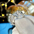 Fresh Sweet Butterfly Multi Layer Design Women's Finger Ring Fashion Statement Jewelry view 5