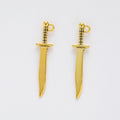 Zinc Alloy Sword Charm Pendant No.955863 for DIY Necklace Bracelet Jewelry Making view 3