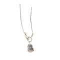 New Chinese Style Copper Zircon Gourd Pendant Necklace For Women Elegant Geometric Collarbone Chain view 5