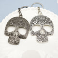 Metal Skull Keychain Bag Charm view 3