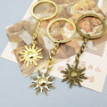 Zinc Alloy Simple Sun Keychain Bag Charm Gift view 3