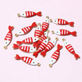 18x5mm 0.3g Gold Zinc Alloy Charm Pendant No.443525 for DIY Necklace Bracelet Jewelry Making view 2