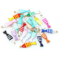 18x5mm 0.3g Gold Zinc Alloy Charm Pendant No.443525 for DIY Necklace Bracelet Jewelry Making view 1