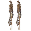 Light Luxury Metal Wheat Tassel Drop Earrings Geometric Silver Pin Statement Jewelry view 5