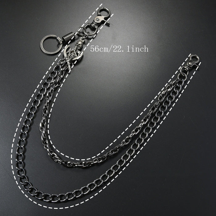 Antique Silver Zinc Alloy Skull Charm Pendant No.658641 for DIY Necklace Bracelet Jewelry Making