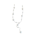 French Light Luxury Faux Pearl Geometric Round Sweater Necklace for Autumn Winter Fashion view 5
