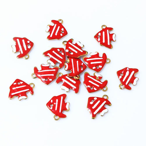 Stainless Steel Fish Pendant Charm For DIY Handmade Jewelry Necklace Bracelet Accessories 11x9mm 0.3g
