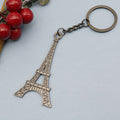 Metal Eiffel Tower Keychain Bag Charm view 3