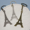 Metal Eiffel Tower Keychain Bag Charm view 4