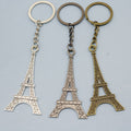 Metal Eiffel Tower Keychain Bag Charm view 1