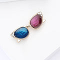 Alloy Enamel Sunglasses Brooch Pin For Suits And Coats view 3