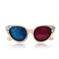 Alloy Enamel Sunglasses Brooch Pin For Suits And Coats view 5