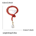 Alloy Enamel Snake Brooch Pin For Suits Cardigans And Coats view 4