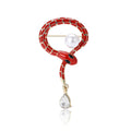 Alloy Enamel Snake Brooch Pin For Suits Cardigans And Coats view 5