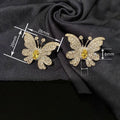 Creative Butterfly Stud Earrings For Women, Delicate Light Luxury Sweet Fashion Jewelry view 4