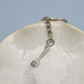 Metal Fork Keychain Bag Charm Key Ring Gift view 4
