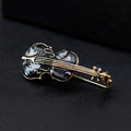 Gold Tone Silver Tone Shell Shell Two Designs Metal Brooch Pin view 4