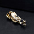 Gold Tone Silver Tone Shell Shell Two Designs Metal Brooch Pin view 5
