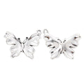 Antique Silver Zinc Alloy Butterfly Charm Pendant No.771081 for DIY Necklace Bracelet Jewelry Making view 2