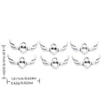 Antique Silver Zinc Alloy Winged Heart Charm Pendant for DIY Necklace Bracelet Jewelry Making view 1