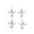 Antique Silver Zinc Alloy Bird Charm Pendant for DIY Necklace Bracelet Jewelry Making view 2