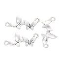 Antique Silver Zinc Alloy Butterfly Charm Pendant No.194965 for DIY Necklace Bracelet Jewelry Making view 2