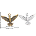 Zinc Alloy Eagle Charm Pendant No.810310 for DIY Necklace Bracelet Jewelry Making view 1