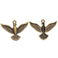 Zinc Alloy Eagle Charm Pendant No.810310 for DIY Necklace Bracelet Jewelry Making view 2