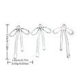 Antique Silver Zinc Alloy Bow Tie Charm Pendant for DIY Necklace Bracelet Jewelry Making view 1