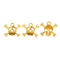 Zinc Alloy Skull Charm Pendant No.675094 for DIY Necklace Bracelet Jewelry Making view 2