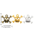 Zinc Alloy Skull Charm Pendant No.675094 for DIY Necklace Bracelet Jewelry Making view 1