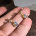 Simple Business Geometric Zircon Earrings For Women Minimalist Daily Wear Jewelry view 4