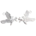Zinc Alloy Eagle Charm Pendant No.741450 for DIY Necklace Bracelet Jewelry Making view 2