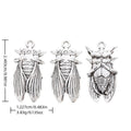 Vintage Zinc Alloy Cicada Insect Pendant Charms For DIY Jewelry Accessories Necklace Making view 1
