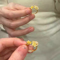 Gold Plated Vintage Zircon Flower Open Ring For Women view 2