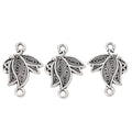 Antique Silver Zinc Alloy Butterfly Charm Pendant No.333686 for DIY Necklace Bracelet Jewelry Making view 2