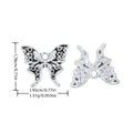 DIY Vintage Zinc Alloy Butterfly Pendant Charm For Necklace Bracelet Making view 1