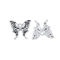 DIY Vintage Zinc Alloy Butterfly Pendant Charm For Necklace Bracelet Making view 2