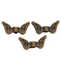 DIY Vintage Zinc Alloy Perforated Wing Spacer Beads For Bracelet Necklace view 2