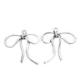 Antique Silver Zinc Alloy Bow Tie Charm Pendant No.125923 for DIY Necklace Bracelet Jewelry Making view 2