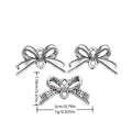 Antique Silver Zinc Alloy Bow Tie Charm Pendant No.149446 for DIY Necklace Bracelet Jewelry Making view 1