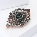 Alloy Rhinestone Vintage Brooch Pin For Suits And Coats view 2