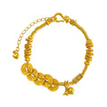 New Chinese Style Copper Gourd Blessing Bangle For Women Vintage Light Luxury Bracelet Jewelry view 5