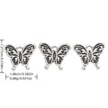 Antique Silver Zinc Alloy Butterfly Charm Pendant No.792895 for DIY Necklace Bracelet Jewelry Making view 1