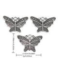 Vintage Zinc Alloy Butterfly Pendant Charm For DIY Necklace Bracelet Accessories view 1