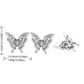 Antique Silver Zinc Alloy Butterfly Charm Pendant No.504328 for DIY Necklace Bracelet Jewelry Making view 1