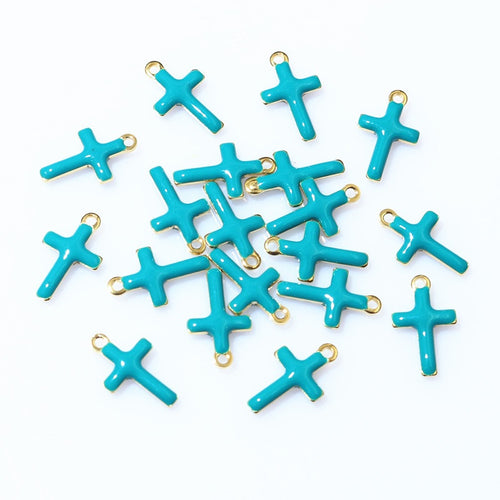 10x6mm Gold Zinc Alloy Charm Pendant for DIY Necklace Bracelet Jewelry Making
