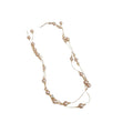 French Style Faux Crystal Layered Sweater Necklace For Women Geometric Round Luxury Fashion Jewelry view 5