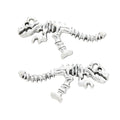 Antique Silver Zinc Alloy Dinosaur Skeleton Charm Pendant for DIY Necklace Bracelet Jewelry Making view 2