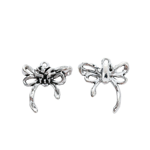 Vintage Zinc Alloy Bow Tie Pendant Charm For DIY Necklace Bracelet Accessories